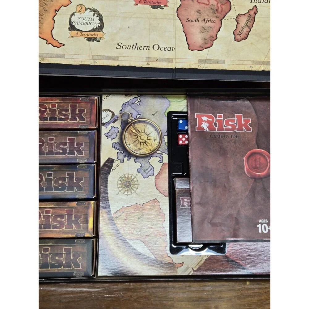 Risk The Game of Strategic Conquest Board Game Hasbro 2015 Modern Complete